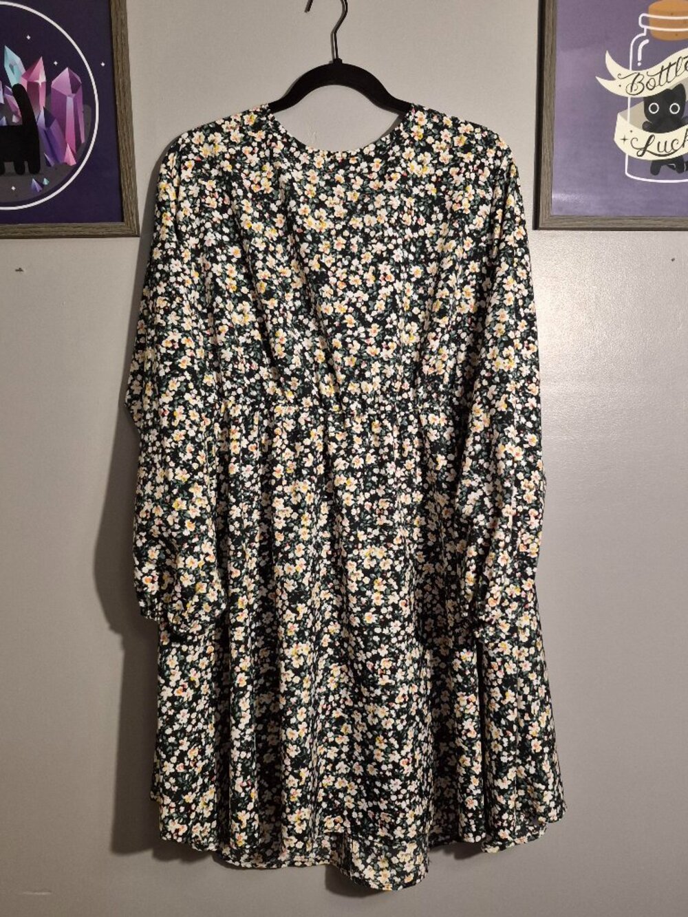 Green Floral Dress
